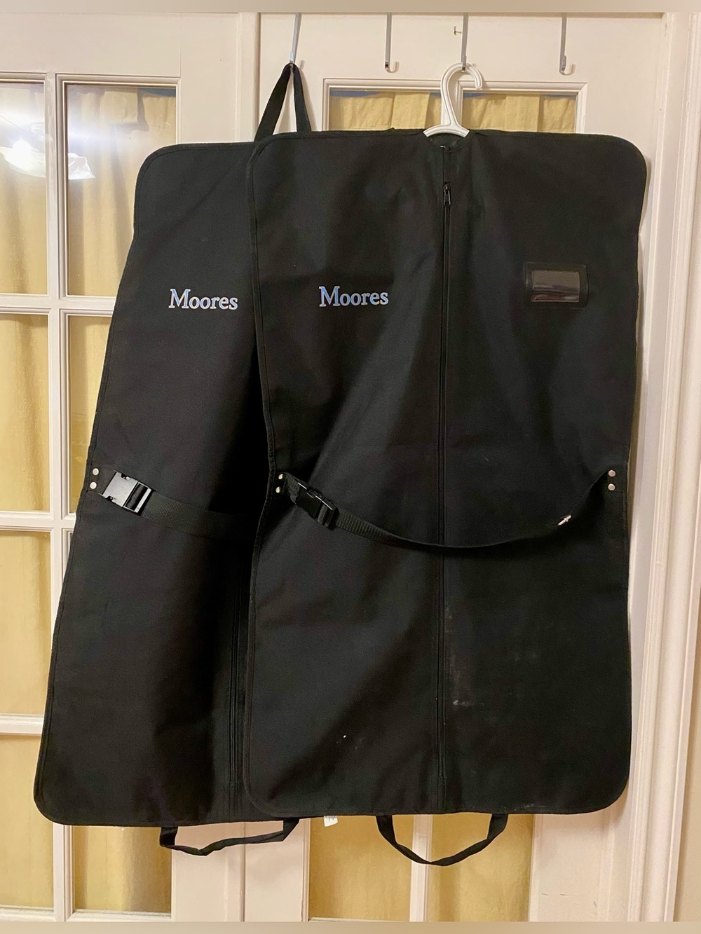 Black Garment Bag for Men - Travel & Suit Carrier
